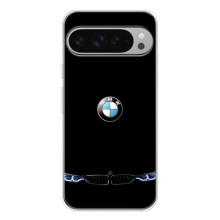 Силиконовый бампер с картинкой машины на Google Pixel 10 Pro XL (Черный BMW)