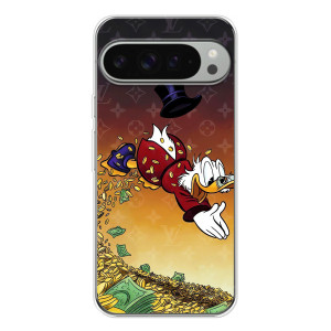 Силиконовый чехол для Google Pixel 10 Pro XL (Скрудж Луи Виттон)