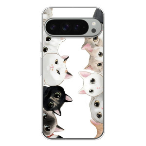 Силиконовый чехол с котиком для Google Pixel 10 Pro XL – Коты