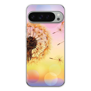 Силиконовый Чехол с одуванчиками на Google Pixel 10 Pro XL – Цветок-одуванчик