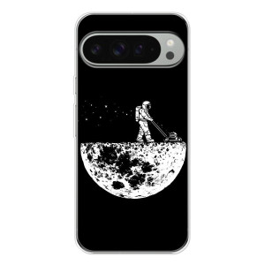 Силиконовый Чехол с принтом "Космонавты" на Google Pixel 10 Pro XL – Космонавт