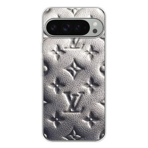 Текстурный Чехол Louis Vuitton для Пиксель 10 Про ХЛ (Бежевый ЛВ)