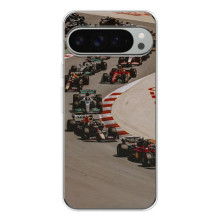Чохол з принтом Формула 1 на Google Pixel 10 Pro XL – Боліди на трасі