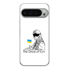 Защитные чехлы (Призрак Киева) для Google Pixel 10 Pro XL (AlphaPrint) – Летчик Киева