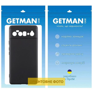 Чехол TPU GETMAN Liquid Silk Full Camera для Google Pixel 10 Pro – Черный