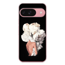 Чехлы (ART) Цветы на Google Pixel 10 Pro (VPrint) (Белые цветы)
