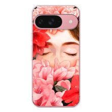 Чехлы (ART) Цветы на Google Pixel 10 Pro (VPrint) (Глаза в цветах)