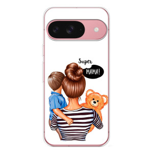 Чехол с печатью для Google Pixel 10 Pro - (Мама с ребенком) (AlphaPrint)