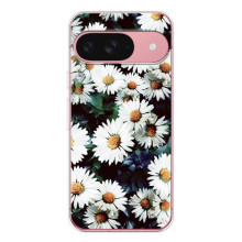 Чехол с картинкой (Стильные) для Пиксель 10 Про - (AlphaPrint) (Ромашки)