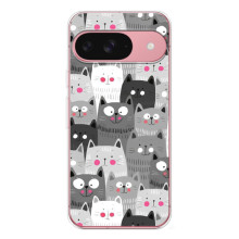 Чехлы с Котиками для Google Pixel 10 Pro (VPrint) (Рисованные котики)