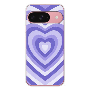 Чохли з тематикою "Маленькі Сердчеки" на Google Pixel 10 Pro – Серце фіолет