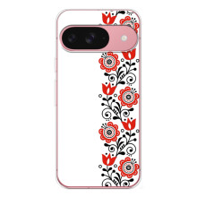 Чехол для Патриота Украины Google Pixel 10 Pro - (AlphaPrint) (Яркая вишиванка)