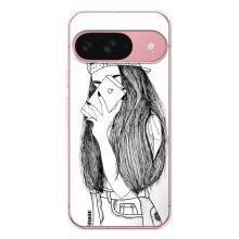 Чехол с печатью для Google Pixel 10 Pro - (Мода) (AlphaPrint) (Фото девочки)