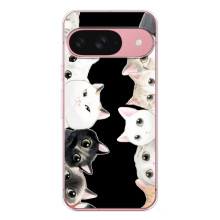 Чехол на Пиксель 10 Про с Котами (VPrint) (Взгляд котов)