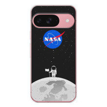 Силиконовый бампер с принтом "Наса" на Google Pixel 10 Pro – Космонавт NASA
