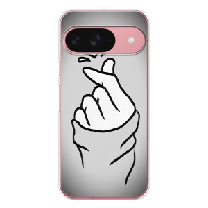 Чехол с принтом для Google Pixel 10 Pro (AlphaPrint - Знак сердечка)