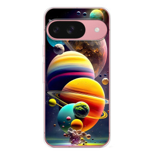 Чохол (ТПУ) з планетами на Google Pixel 10 Pro – Сонячна система