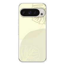 Чехол цветочный дизайн для Google Pixel 10 Pro – Зелёный фон