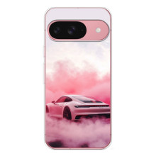 Чехол с авто Порше для Google Pixel 10 Pro – Розовый Порше