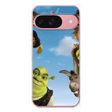 Печатный чехол с принтом Шрек для Google Pixel 10 Pro – Шрек персонажи
