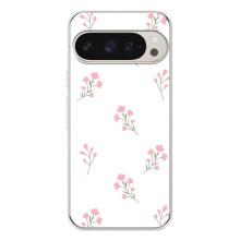 Чехол с розовым рисунком для Google Pixel 10 Pro – Розовые цветы