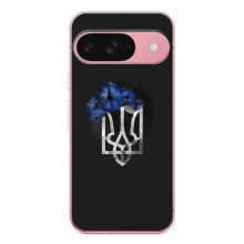 Чехол с украинским гербом на Google Pixel 10 Pro (Герб с цветком)