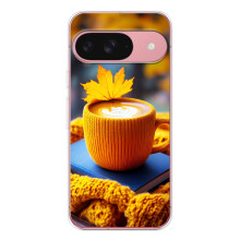 Чехол с уникальным дизайном «Осень с кофе» для Google Pixel 10 Pro – Кофе с жёлтым