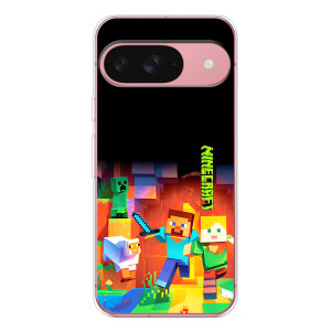 Чехлы для Google Pixel 10 Pro (Персонажи Майн Крафт) – Герой Майнкрафт