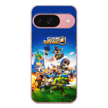 Силиконовый Чехол (атрибутика Клеш Роял) для Google Pixel 10 Pro (Клеш рояль)