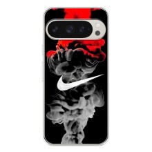 Силиконовый Чехол на Google Pixel 10 Pro с картинкой Nike (Nike дым)