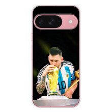 Чехлы для Google Pixel 10 (Leo чемпион) (AlphaPrint) (Кубок Месси)