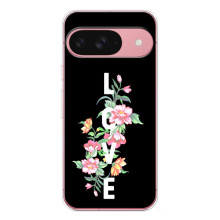 Чехлы для любимой на Піксель 10 (VPrint) (Квіти LOVE)