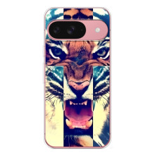 Чехлы с изображением разных животных для Google Pixel 10 (Яркий Тигр)