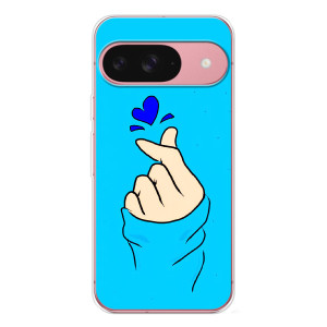 Чохол (Знак сердечка) для Google Pixel 10 – Сердечко на синоьому