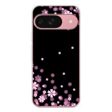 Чохол для Піксель 10 - з принтом (Дизайнерські) (AlphaPrint) (Квіти маленькі)