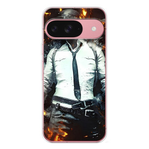 Силиконовый чехол с картинкой "Герой Pubg" на Google Pixel 10 – Man Пубг