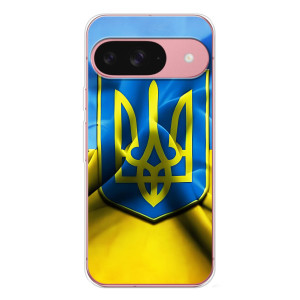 Чохол з картинкою (Патріотичний ГЕРБ) на Google Pixel 10 – Герб і Прапор України