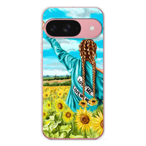 Чехол Стильные девушки на Google Pixel 10 – Девушка на поле