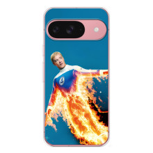 Чохол з принтом Фантастична четвірка для Google Pixel 10 – Людина-факел