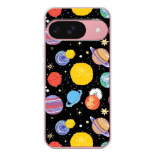 Космічні Чохли для Піксель 10 (VPrint) (Намальовані планети)