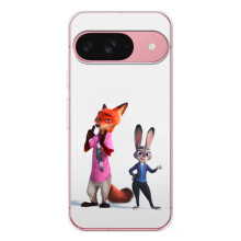 Силиконовый чехол с принтом Зоотрополіс для Google Pixel 10 – Джуди и Ник