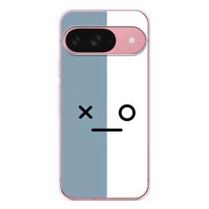 Силиконовые Чехлы (смешные стикеры) для Google Pixel 10 – Серо-белый