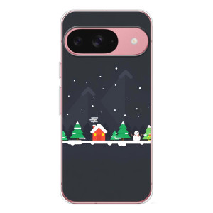 Силиконовый бампер на рождество для Google Pixel 10 – Город зимний