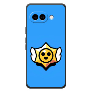 Бампер (ТПУ) с принтом Brawl Stars на Гугл Пиксель 10а – Значок