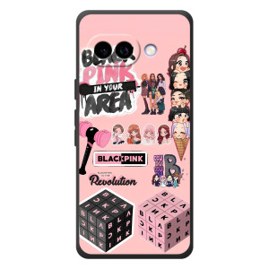 Чехлы с картинкой для Google Pixel 10a – BLACK PINK коллаж