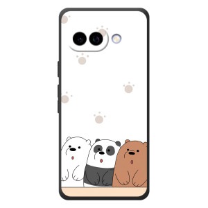 Чохли з зображенням різних тварин на Google Pixel 10a (Здивовані ведмедики)