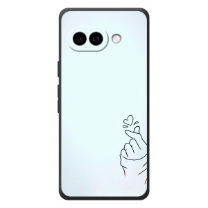 Чохол (Знак сердечка) для Google Pixel 10a – Сердечко на блакитному