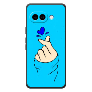 Чохол (Знак сердечка) для Google Pixel 10a – Сердечко на синоьому