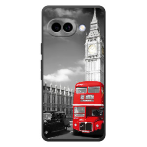 Чехол Биг-Бен на Гугл Пиксель 10а – Красный автобус