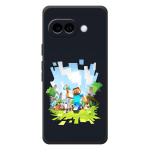 Чохол Майнкрафт на Google Pixel 10a (AlphaPrint) Minecraft